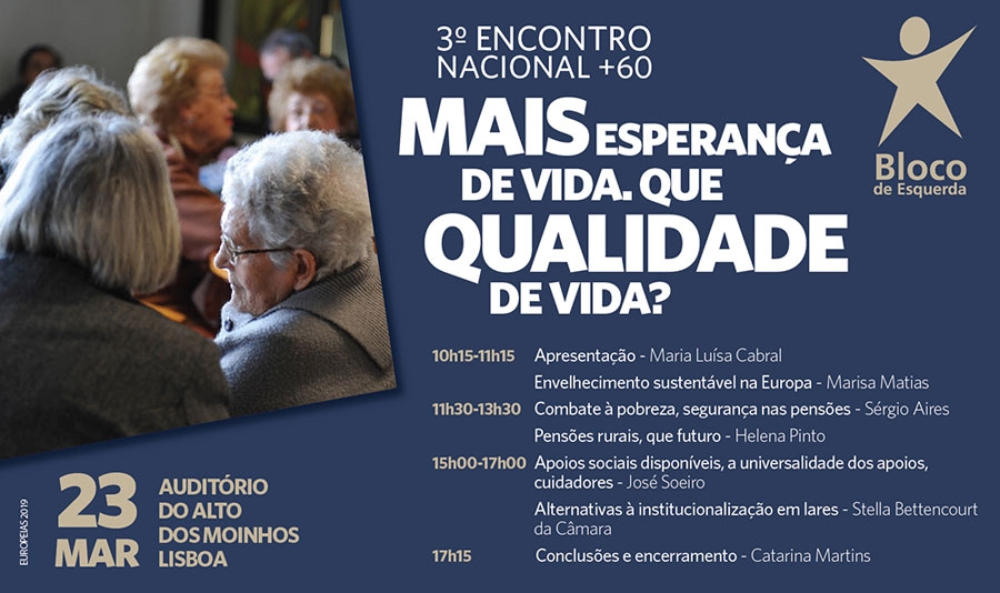 3º Encontro Nacional +60 marcado para 23 de março