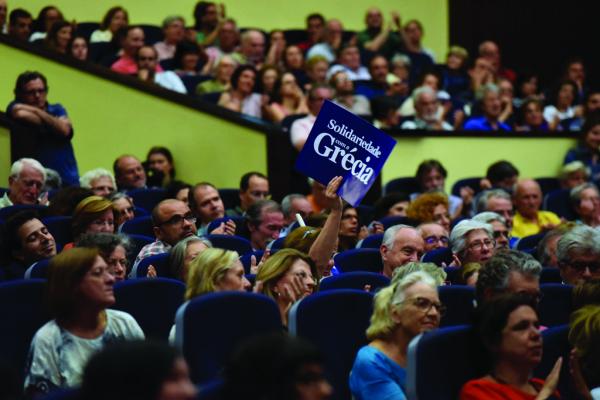 Manifestação em Lisboa e sessão contra a chantagem europeia contra a Grécia